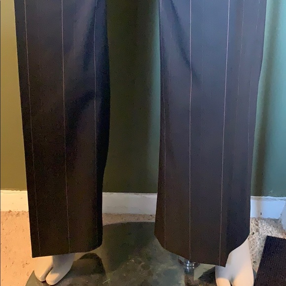 INC 2PC PINSTRIPE SUIT, Size 14P, Black. - Picture 16 of 16